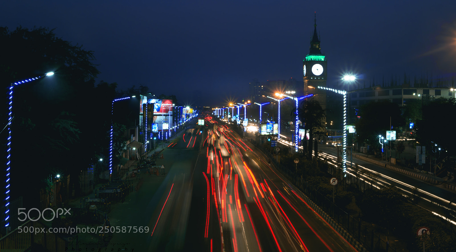 Sony SLT-A58 sample photo. Light trails photography