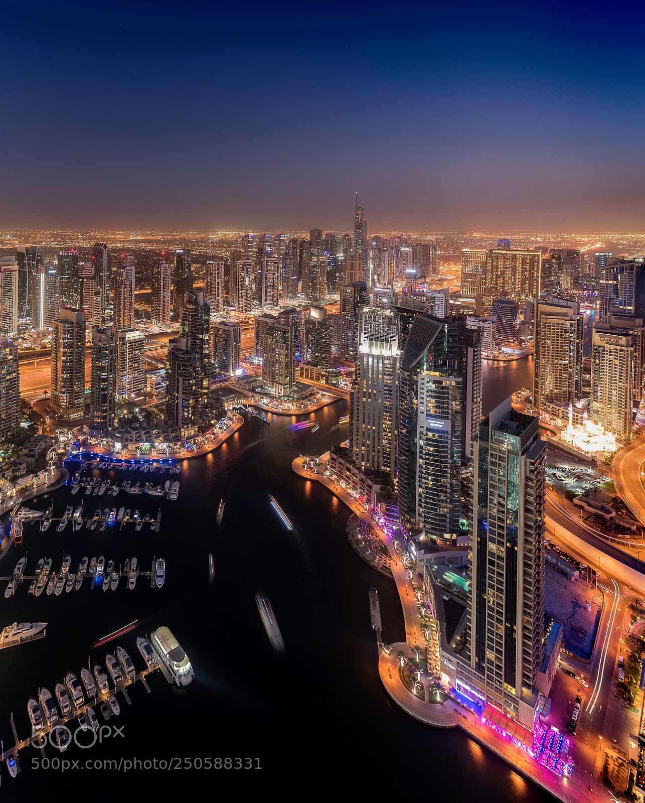 Nikon D810 sample photo. Dubai marina bay during photography