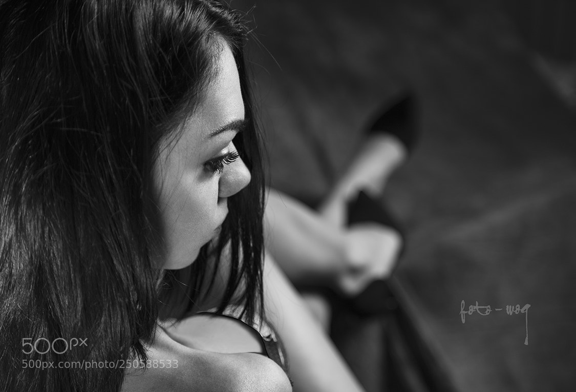 Canon EOS 6D Mark II sample photo. Basia b&w photography