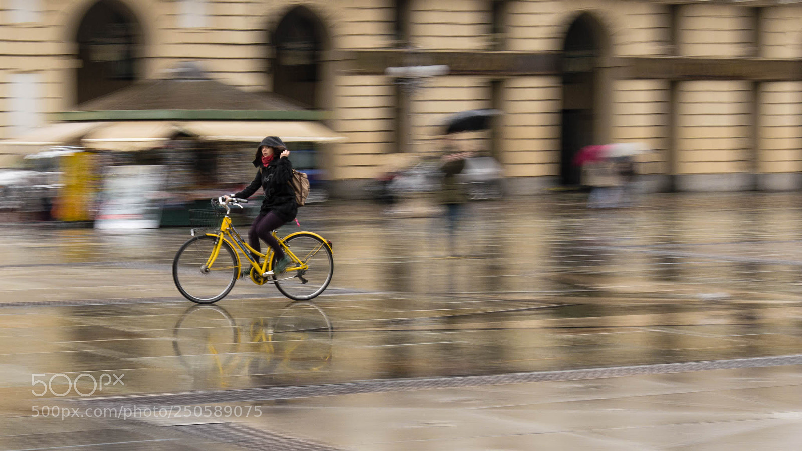 Nikon D3200 sample photo. Panning with reflection photography