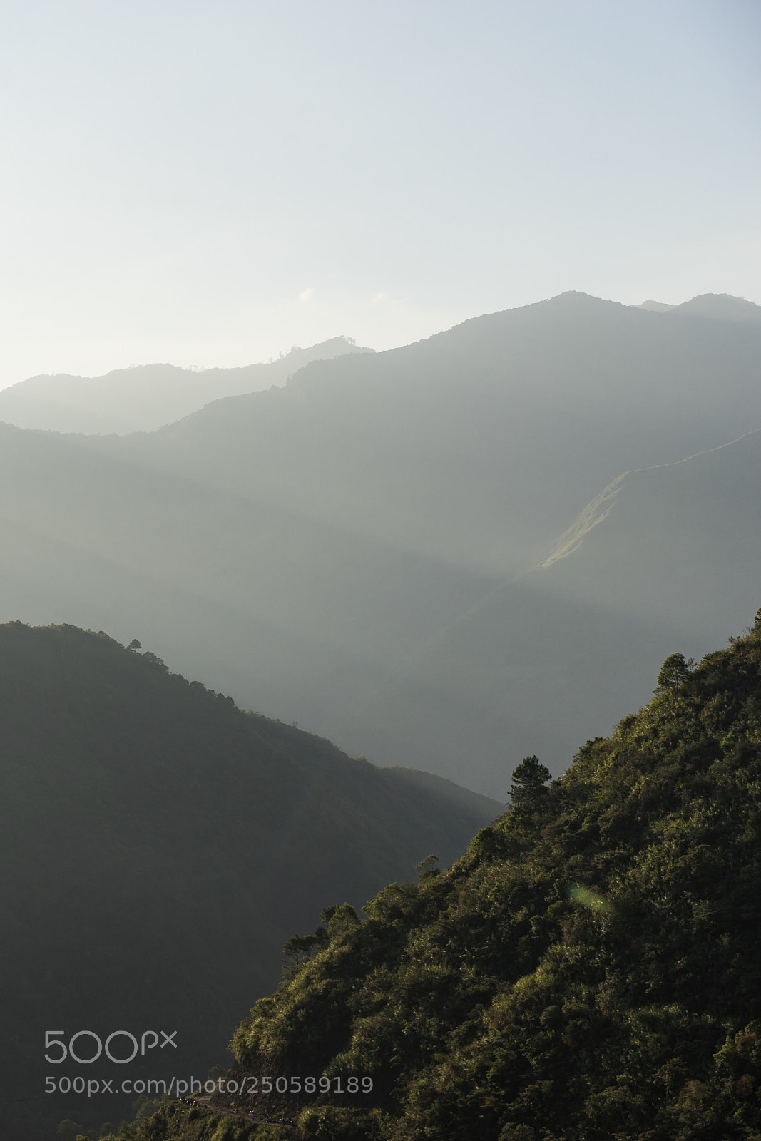 Sony a7 II sample photo. Mountain layers photography