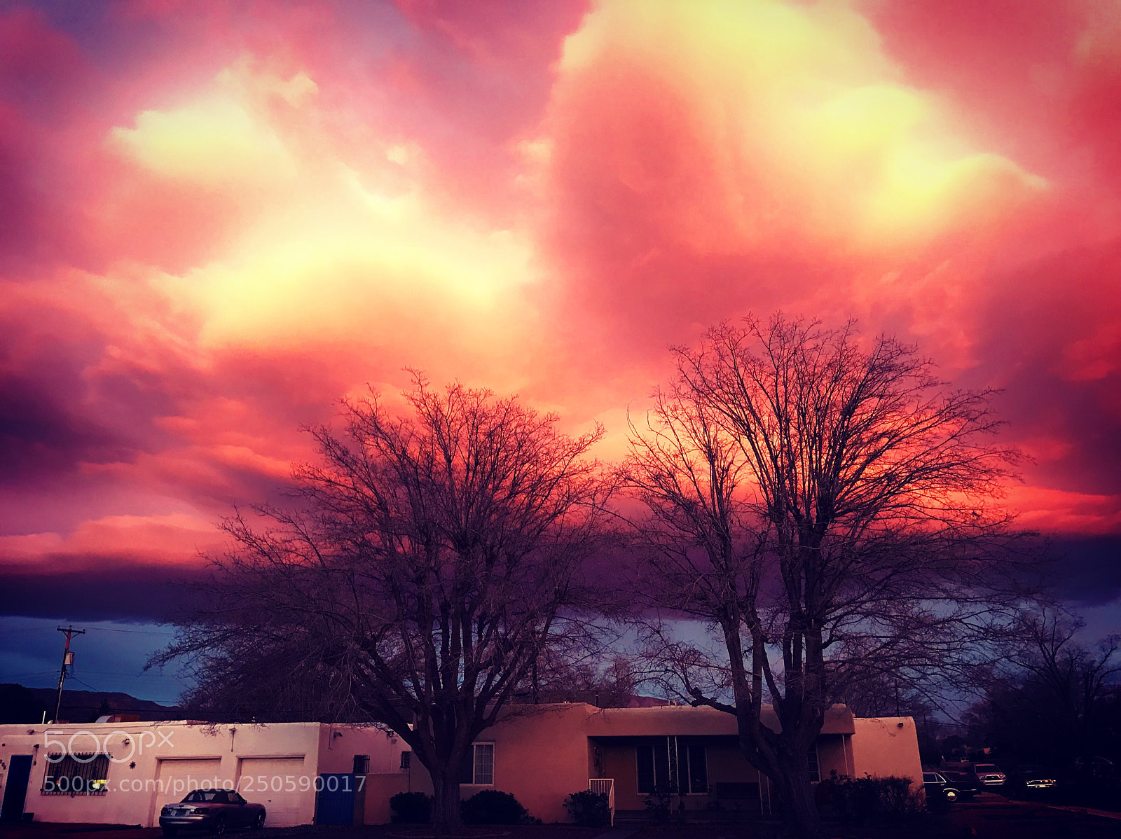 Apple iPhone 7 sample photo. New mexico explosive skies photography