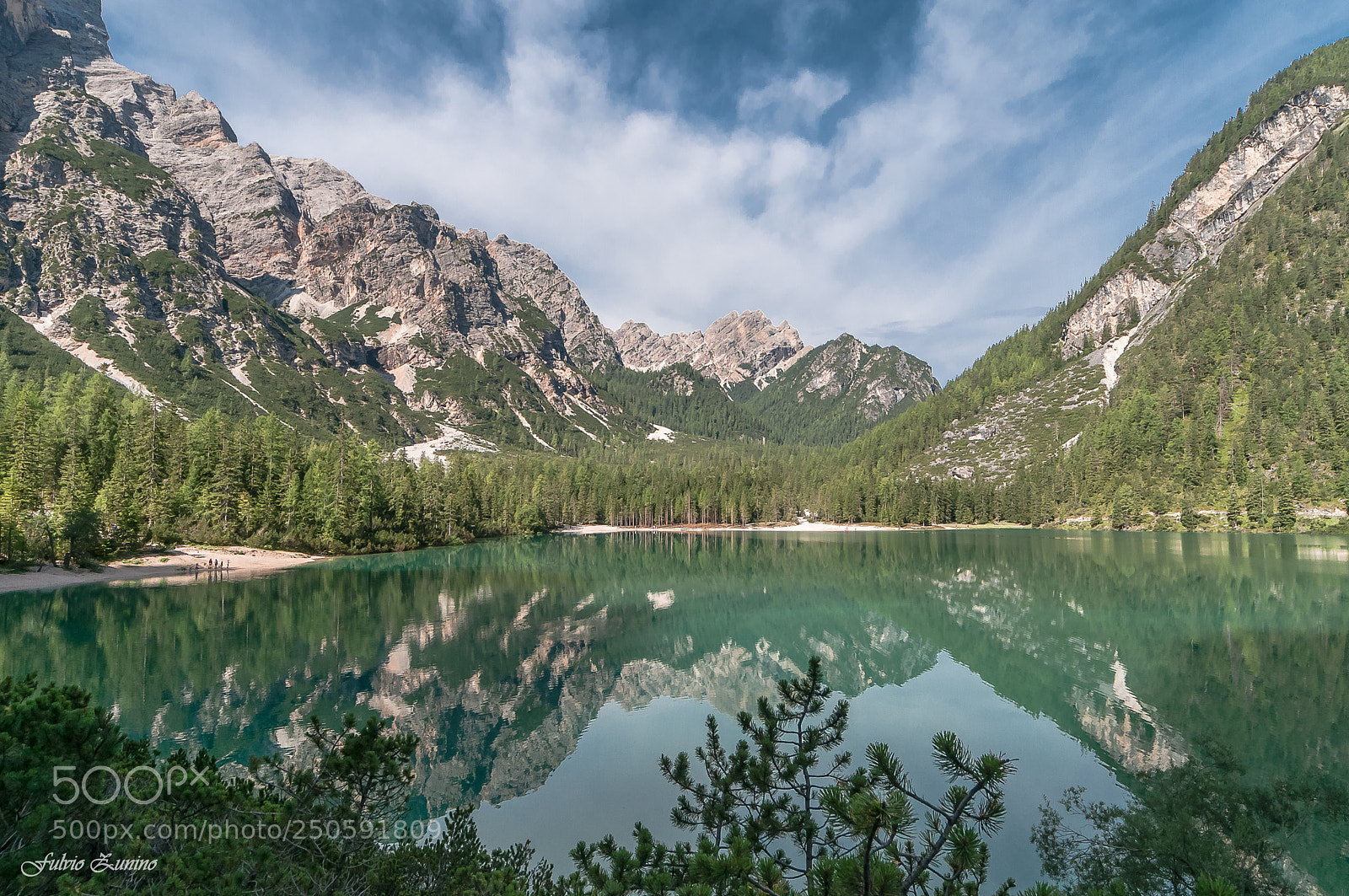 Nikon D300 sample photo. Braies lake, another view photography
