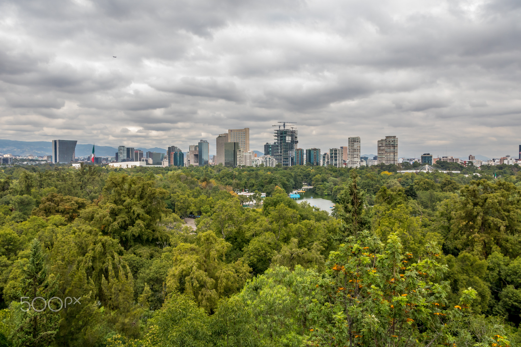 Panoramic View from Chapultec Castle, Mexico CIty