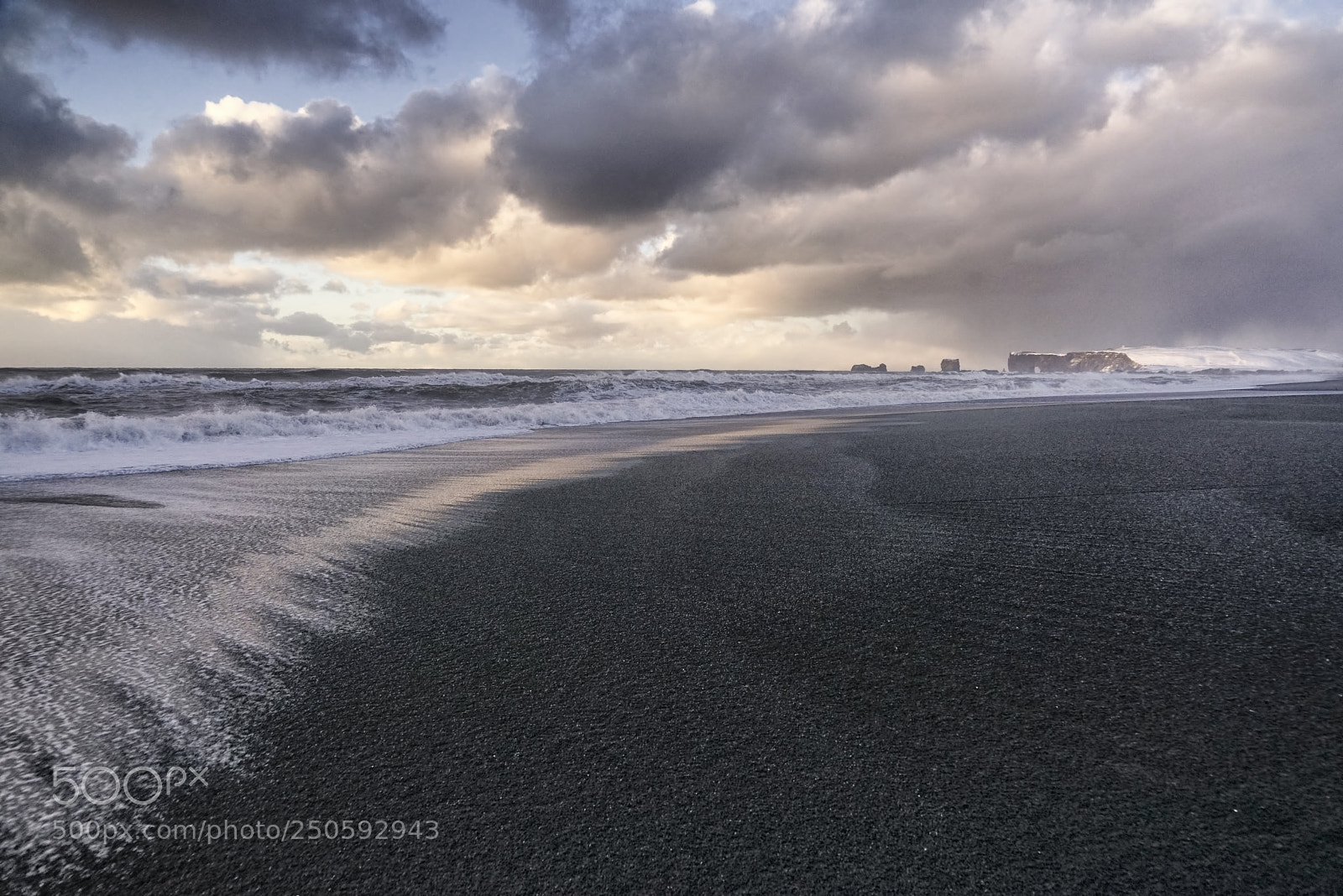 Sony a7R sample photo. Black beach impression i photography