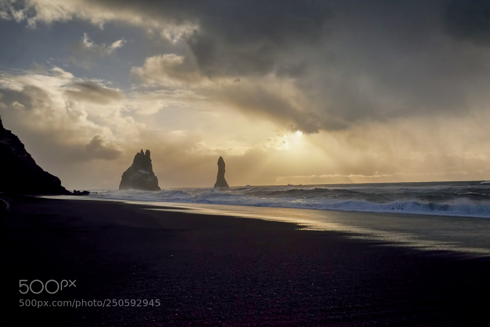 Sony a7R sample photo. Black beach impression ii photography