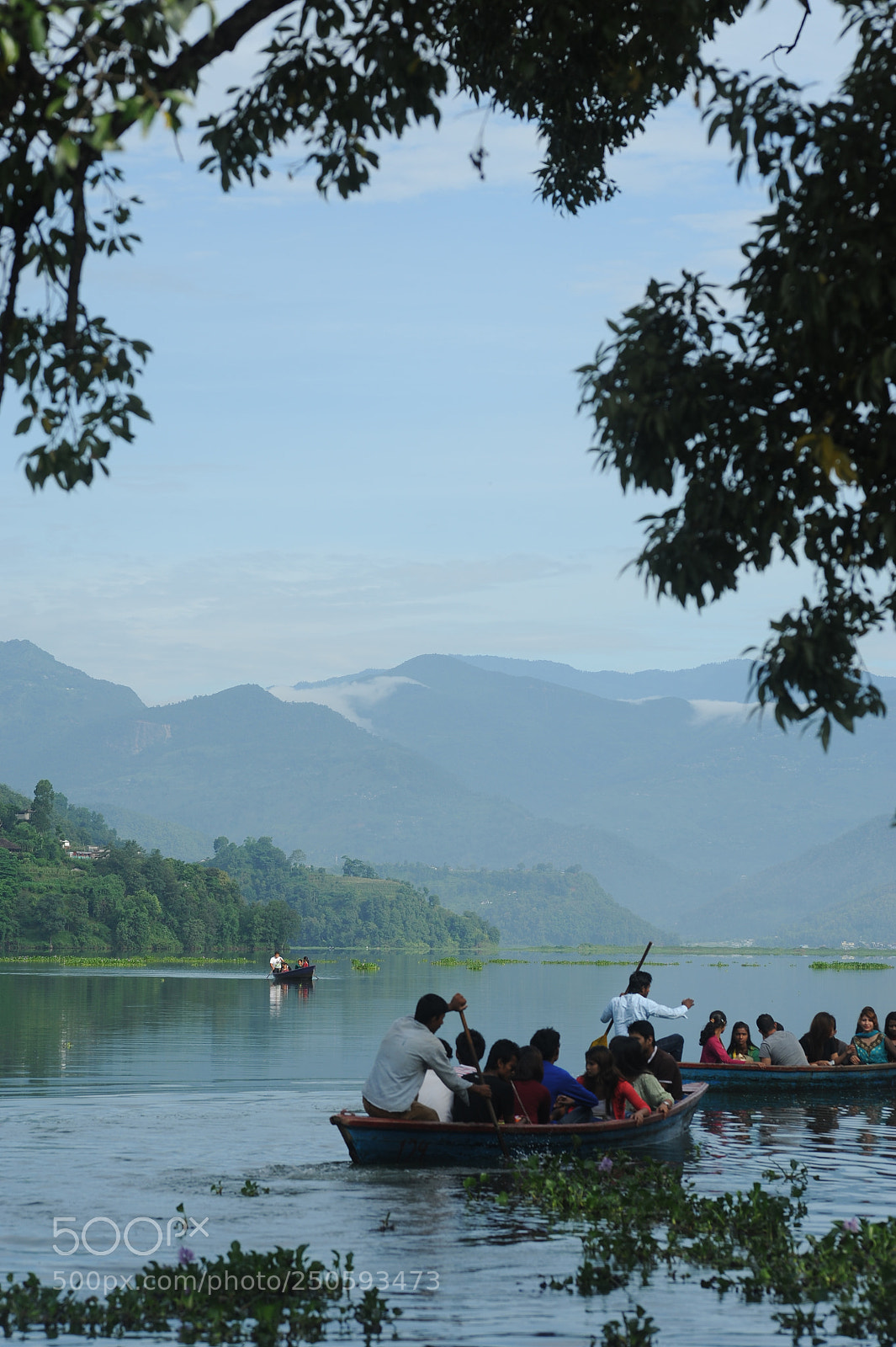 Nikon D700 sample photo. Devotees travelling by boat photography