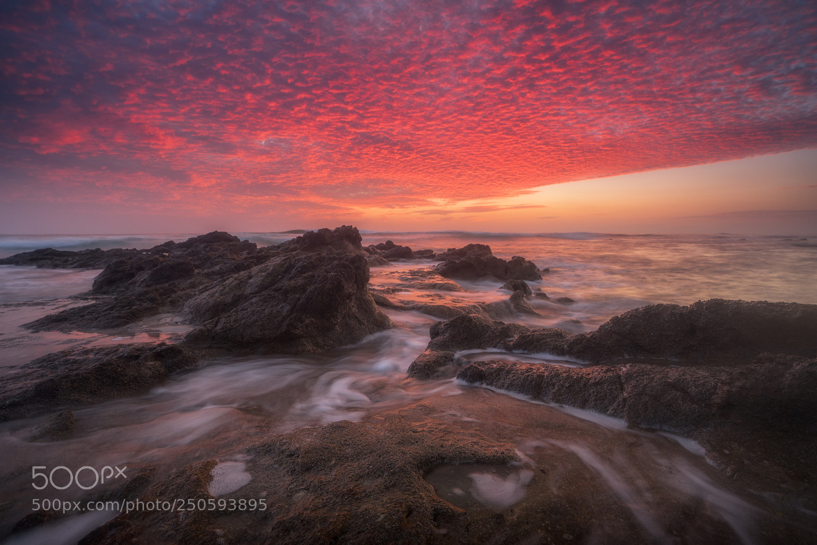 Sony a7 II sample photo. Sunset at the beach photography
