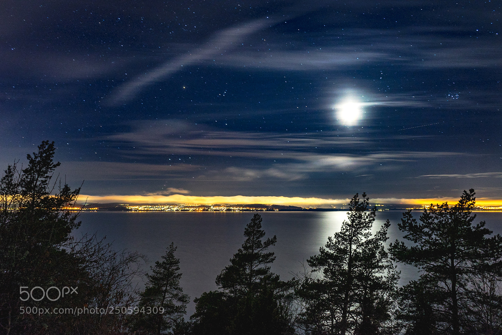 Sony a7 II sample photo. Night at vista kulle photography