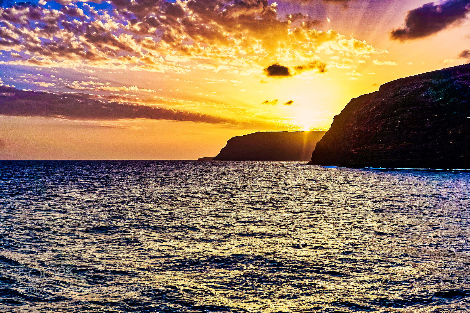 Sony a6000 sample photo. Gomera sunset photography
