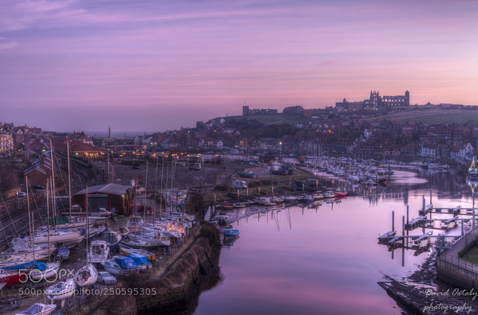 Nikon D7200 sample photo. Whitby harbour sunrise photography
