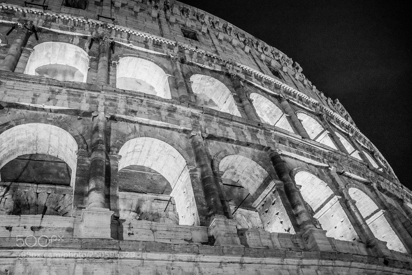 Nikon D5300 sample photo. Coliseum rome at night photography