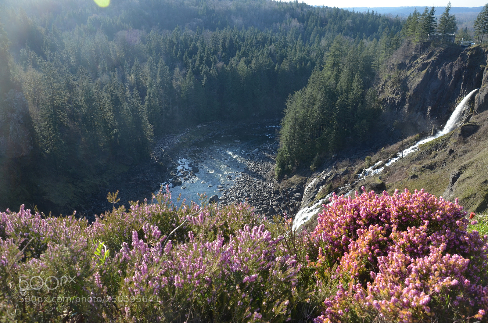 Nikon D7000 sample photo. Snoqualmie falls in spring photography