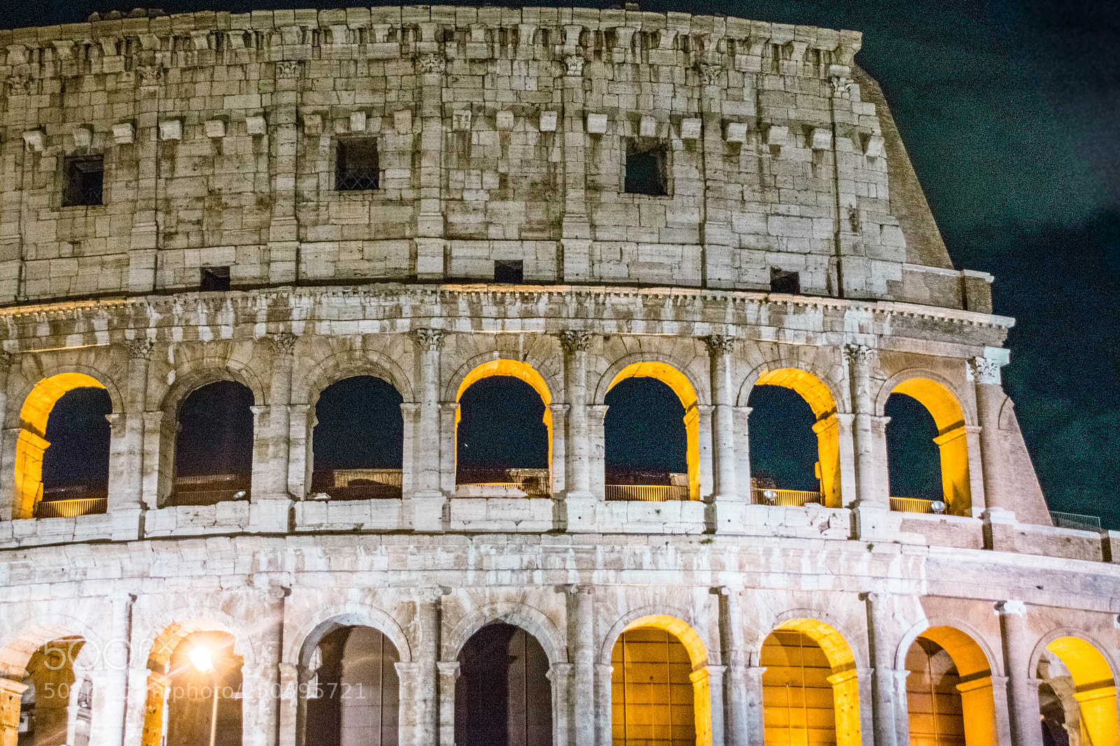 Nikon D5300 sample photo. Coliseum night photography