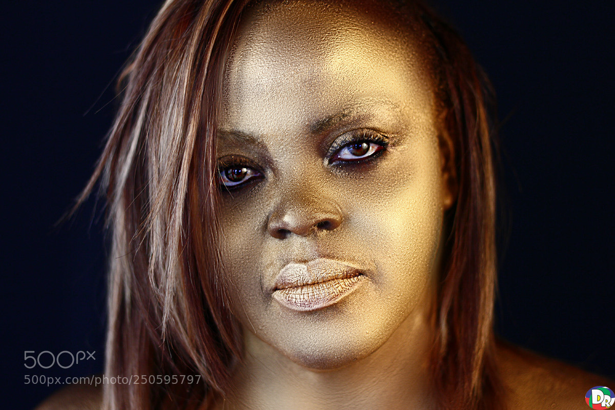 Canon EOS 60D sample photo. Golden woman photography
