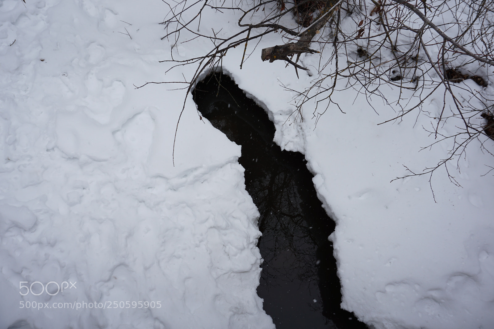 Sony a6000 sample photo. Thawing stream photography