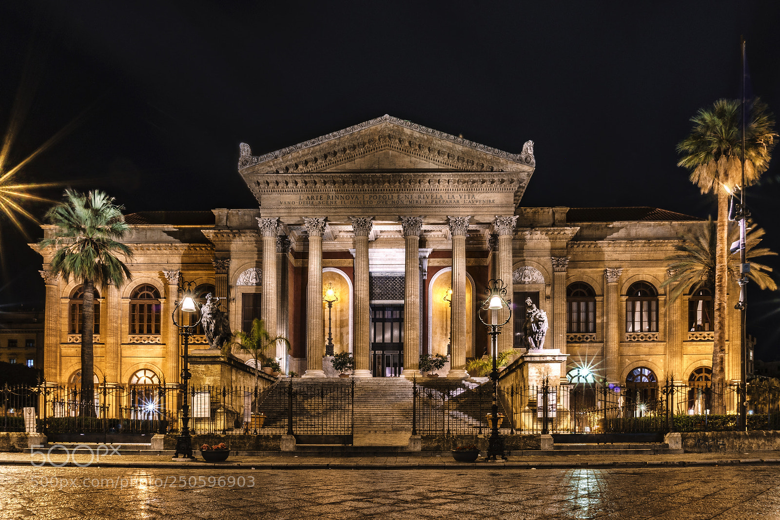 Sony a6300 sample photo. Teatro massimo, palermo photography