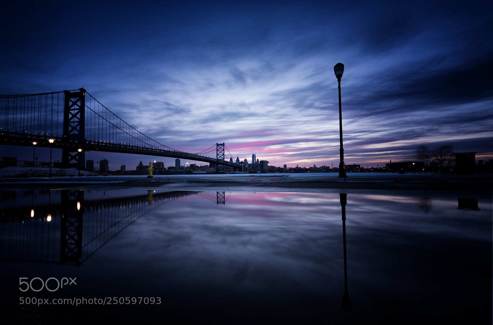 Nikon D7200 sample photo. Philly blue hour photography