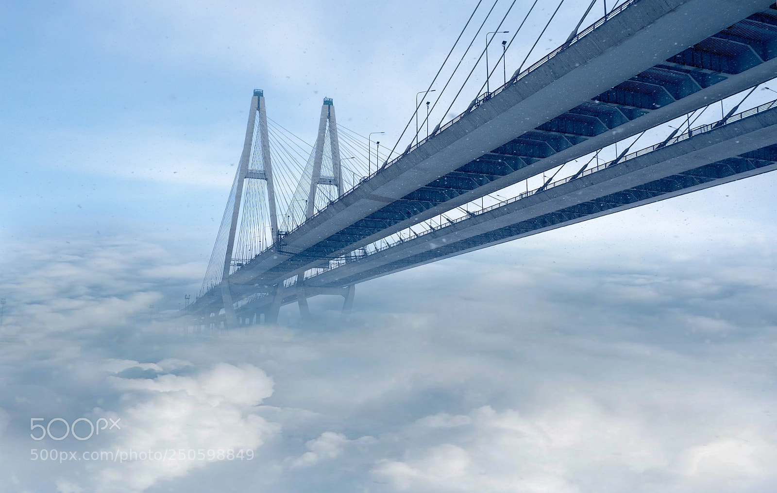 Olympus OM-D E-M5 II sample photo. Bridge over the clouds photography