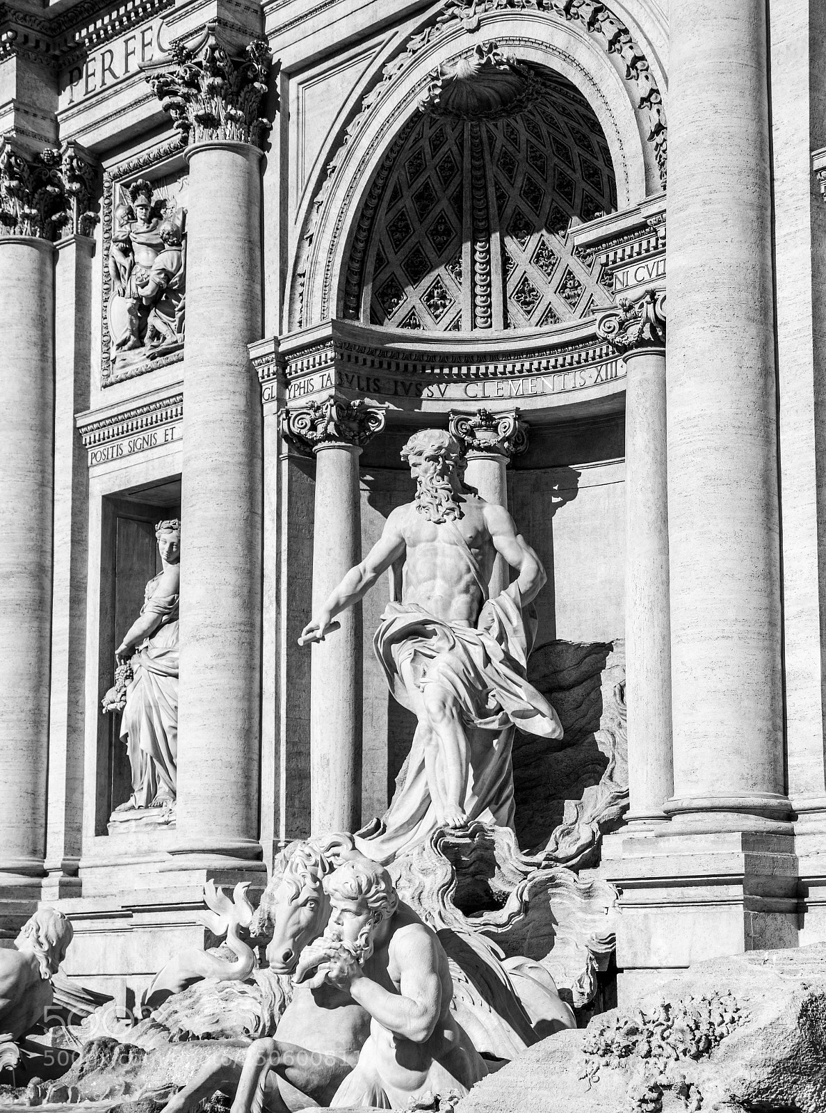 Nikon D5300 sample photo. Trevi fountain photography