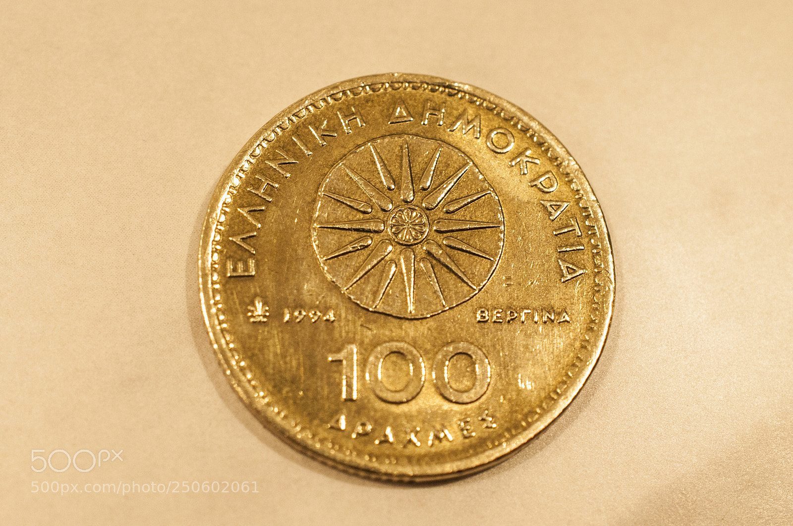 Nikon D700 sample photo. Coin from greece with photography