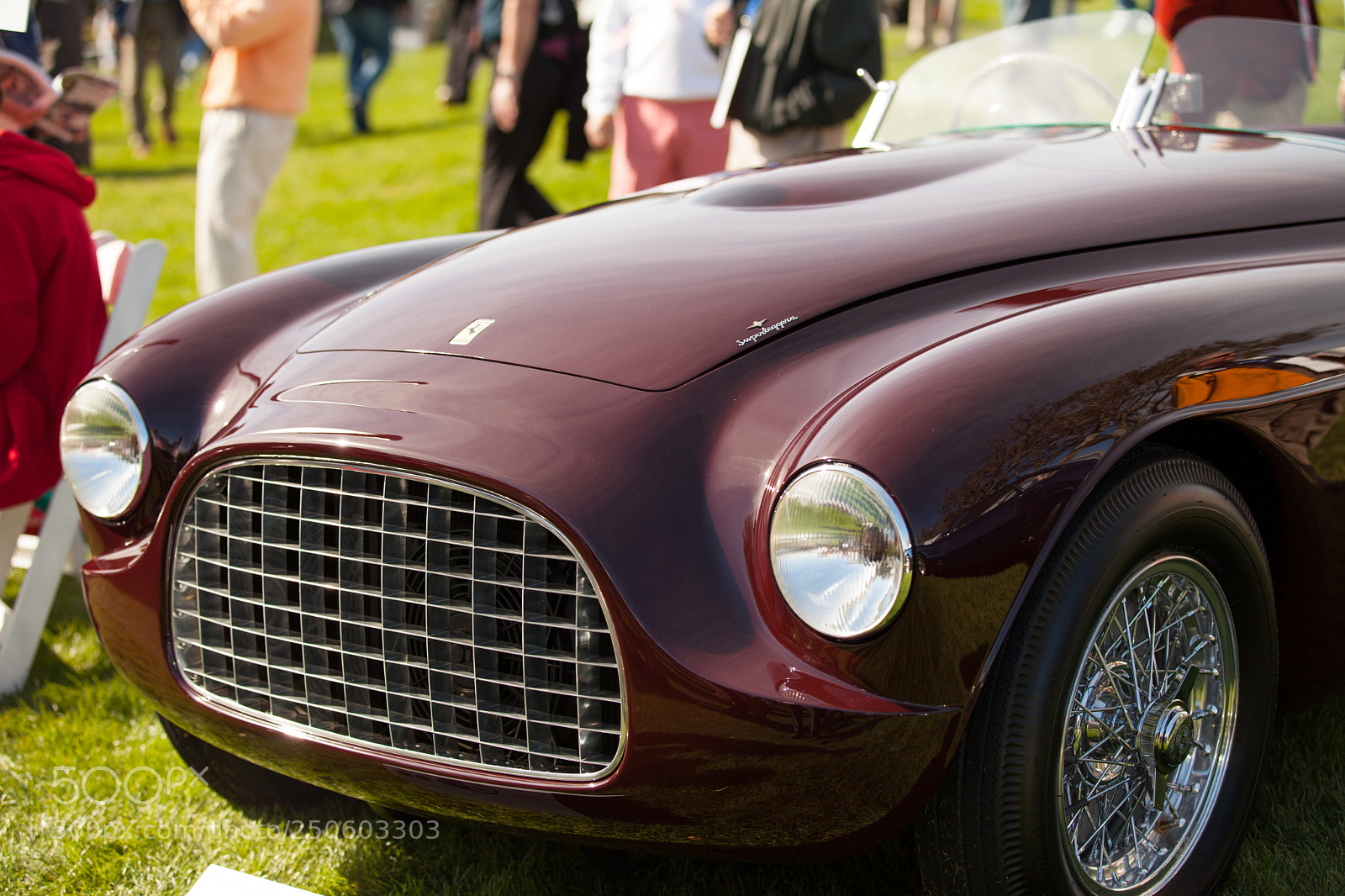 Canon EOS 5D Mark II sample photo. 1951 ferrari 340 photography
