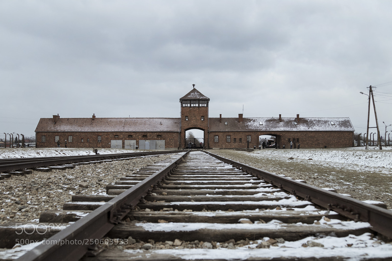 Canon EOS 80D sample photo. Auschwitz birkenau gate photography