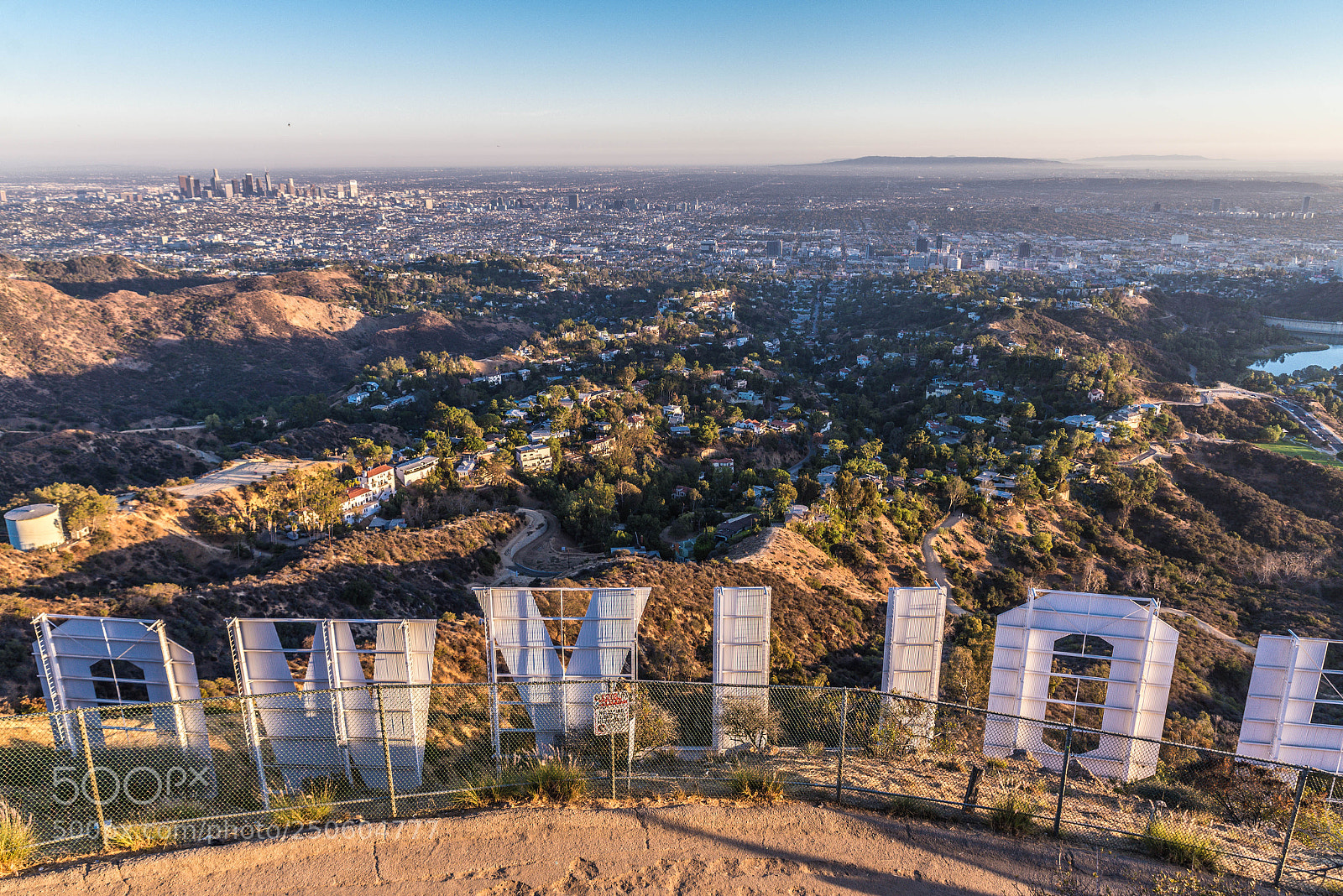 Nikon D610 sample photo. Hollywood sign and cityscape photography