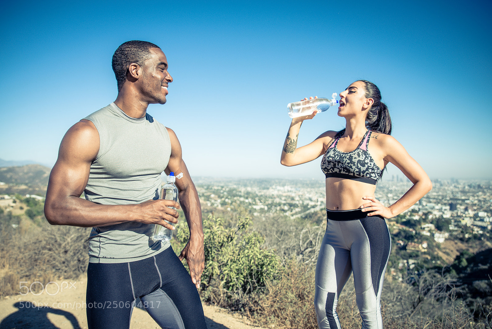 Nikon D610 sample photo. Runners training outdors photography
