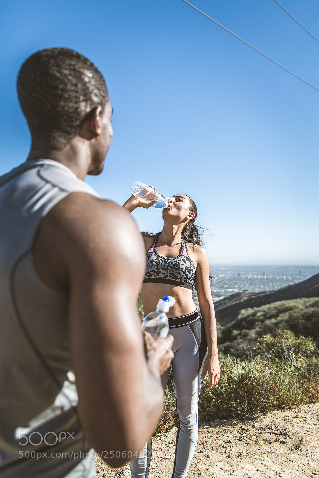Nikon D610 sample photo. Runners training outdors photography