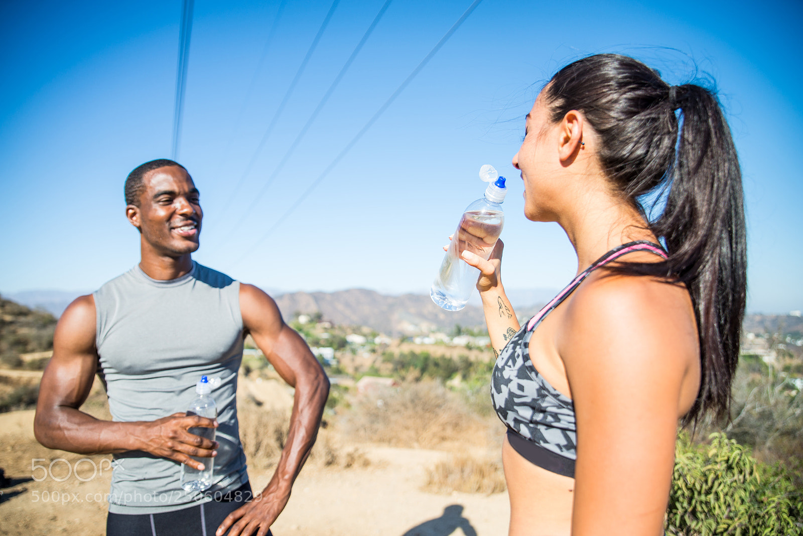 Nikon D610 sample photo. Runners training outdors photography