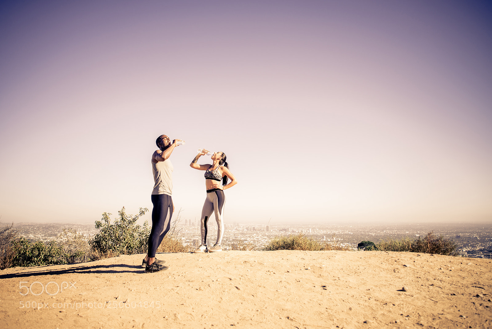 Nikon D610 sample photo. Runners training outdors photography