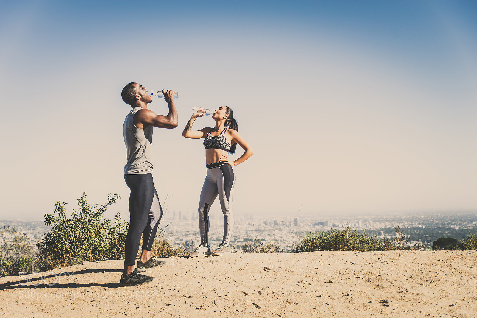 Nikon D610 sample photo. Runners training outdors photography