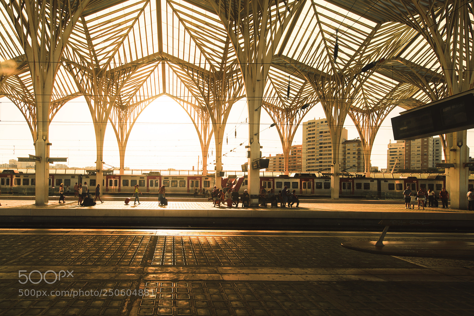 Sony a7R II sample photo. Rail station photography
