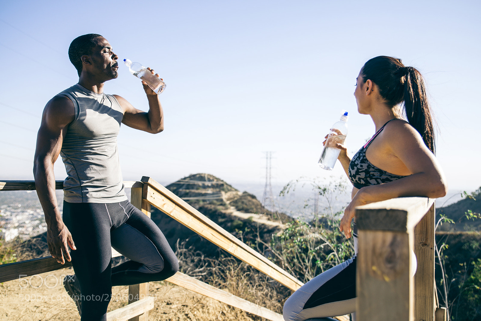Nikon D610 sample photo. Runners training outdors photography