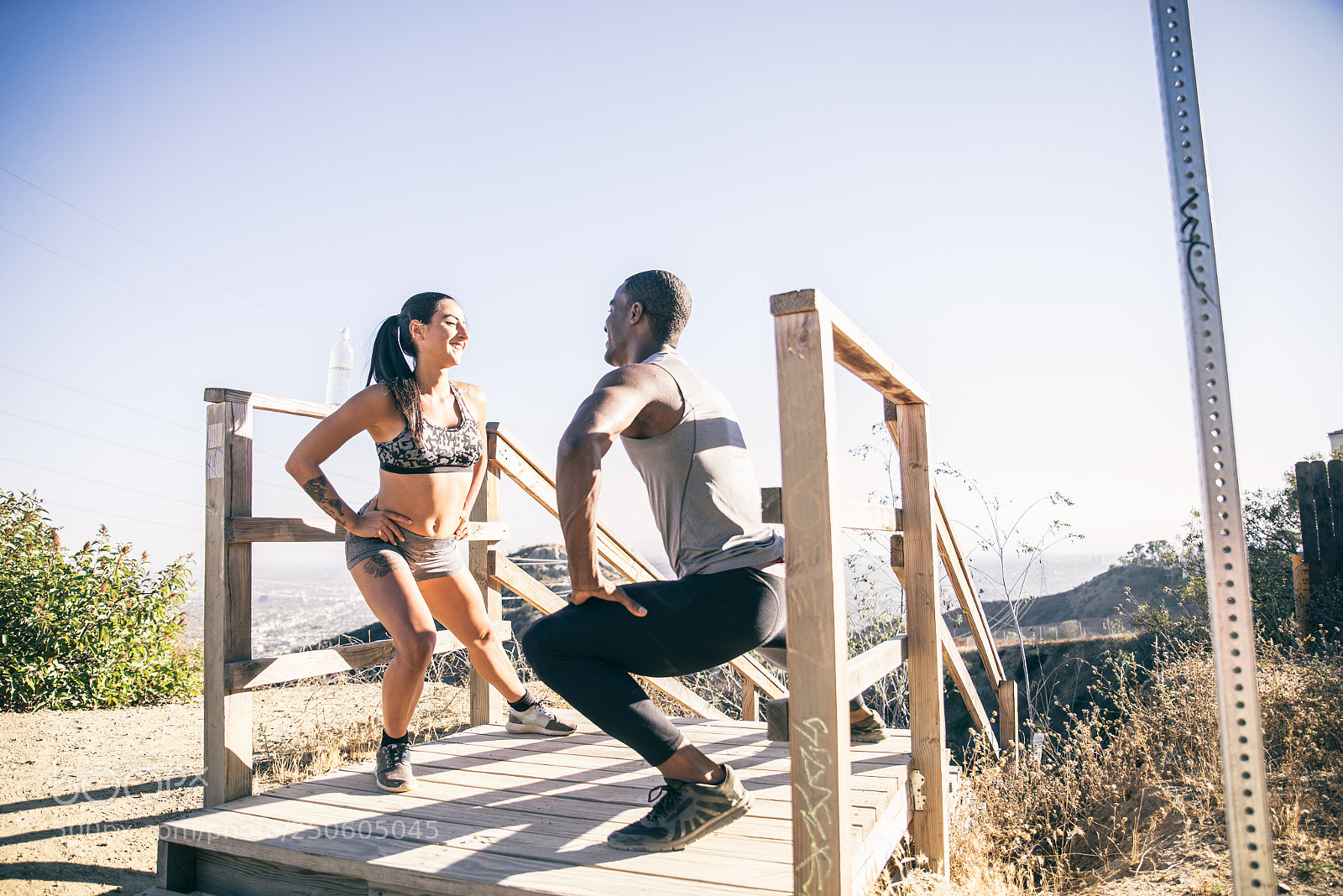 Nikon D610 sample photo. Runners doing fitness photography