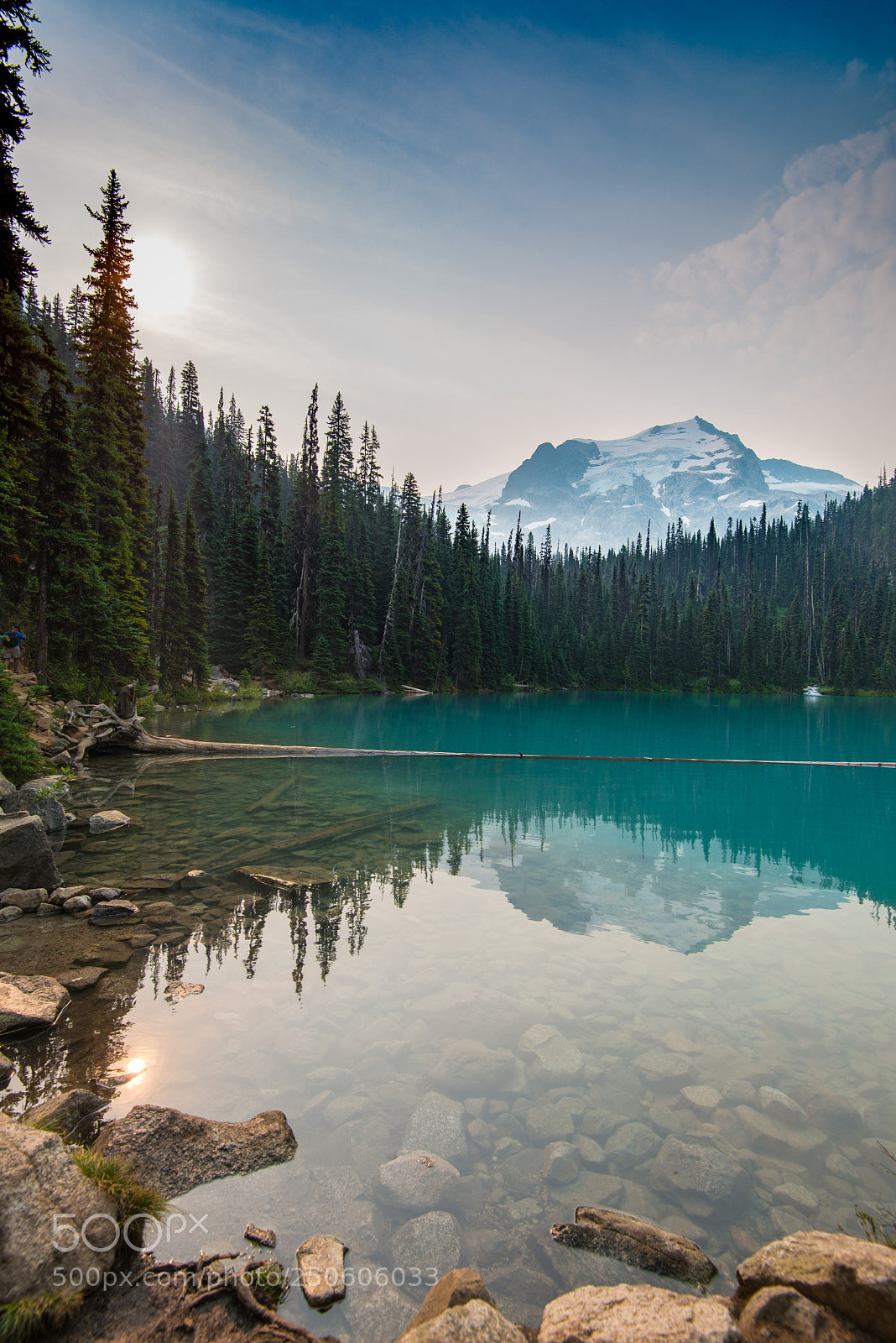 Nikon D800 sample photo. Middle joffre lake reflections photography