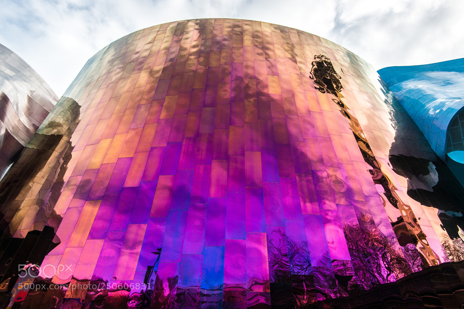 Nikon D800 sample photo. Space needle and gehry photography