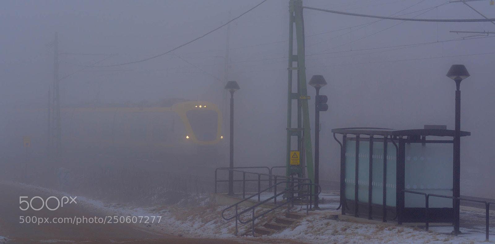Nikon D5200 sample photo. Yellow train. photography