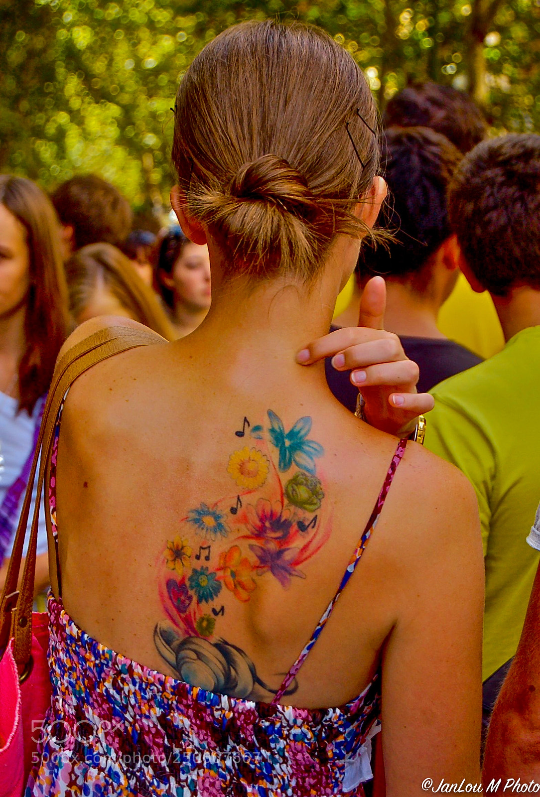 Nikon D50 sample photo. Flowers tattoos photography