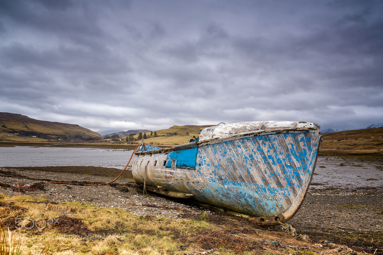 Nikon D810 sample photo. Boat wreck photography