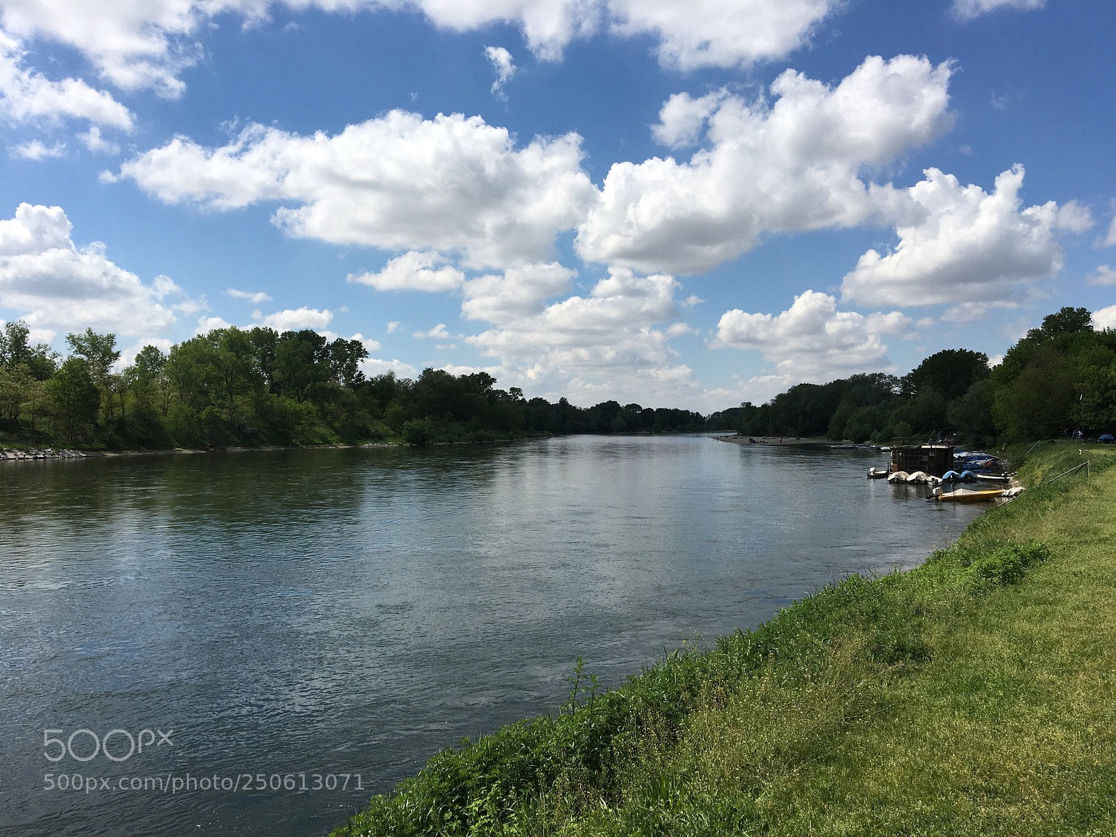 Apple iPhone 6s sample photo. Clouds on the river photography