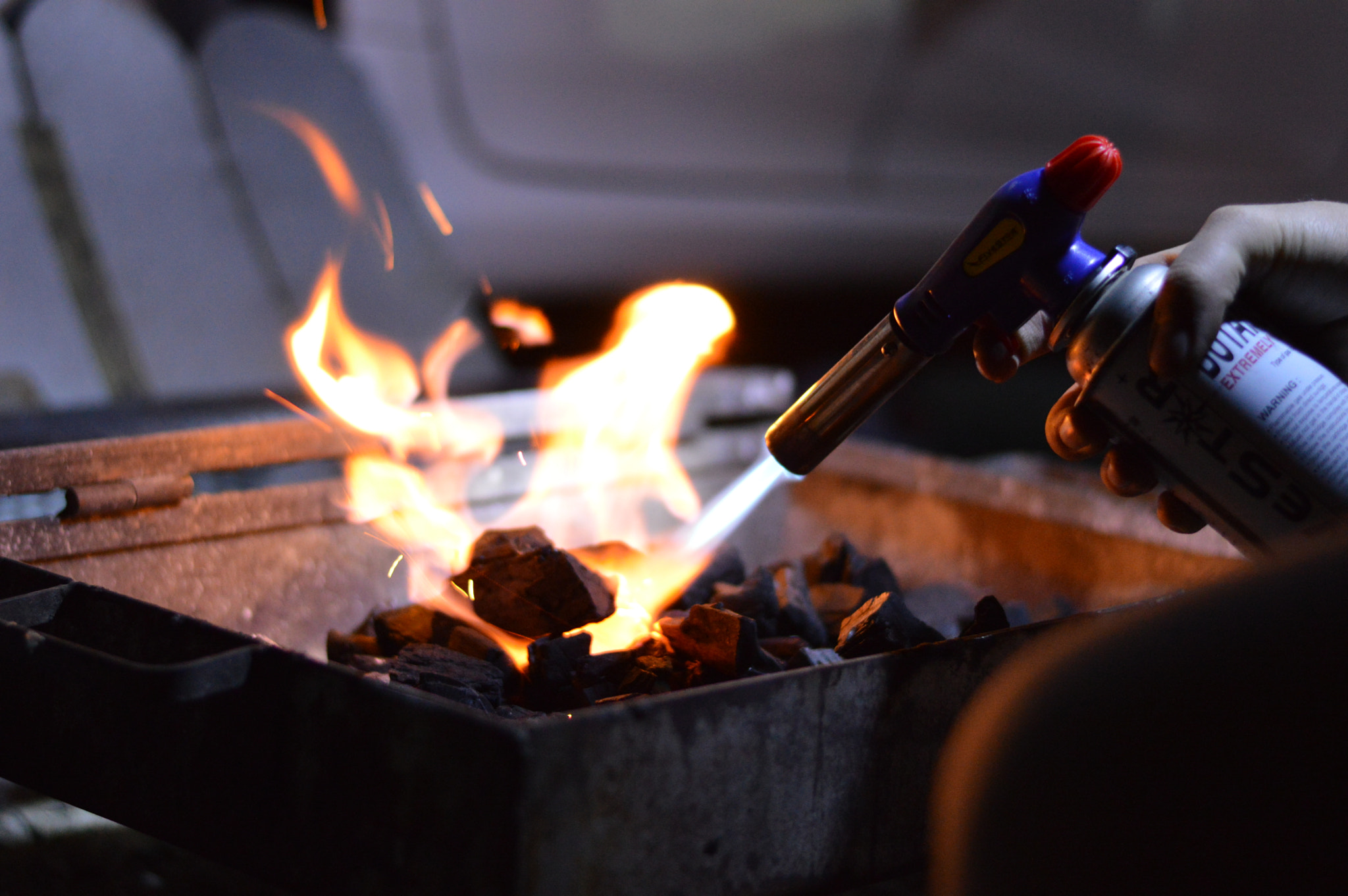Nikon D3200 + Nikon AF-S Nikkor 50mm F1.8G sample photo. Fire photography