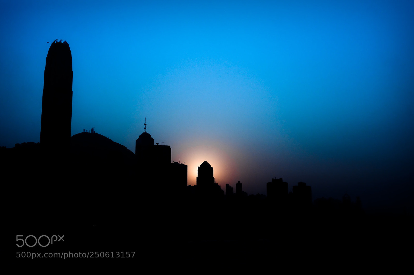 Nikon D3 sample photo. Blue hong kong  photography