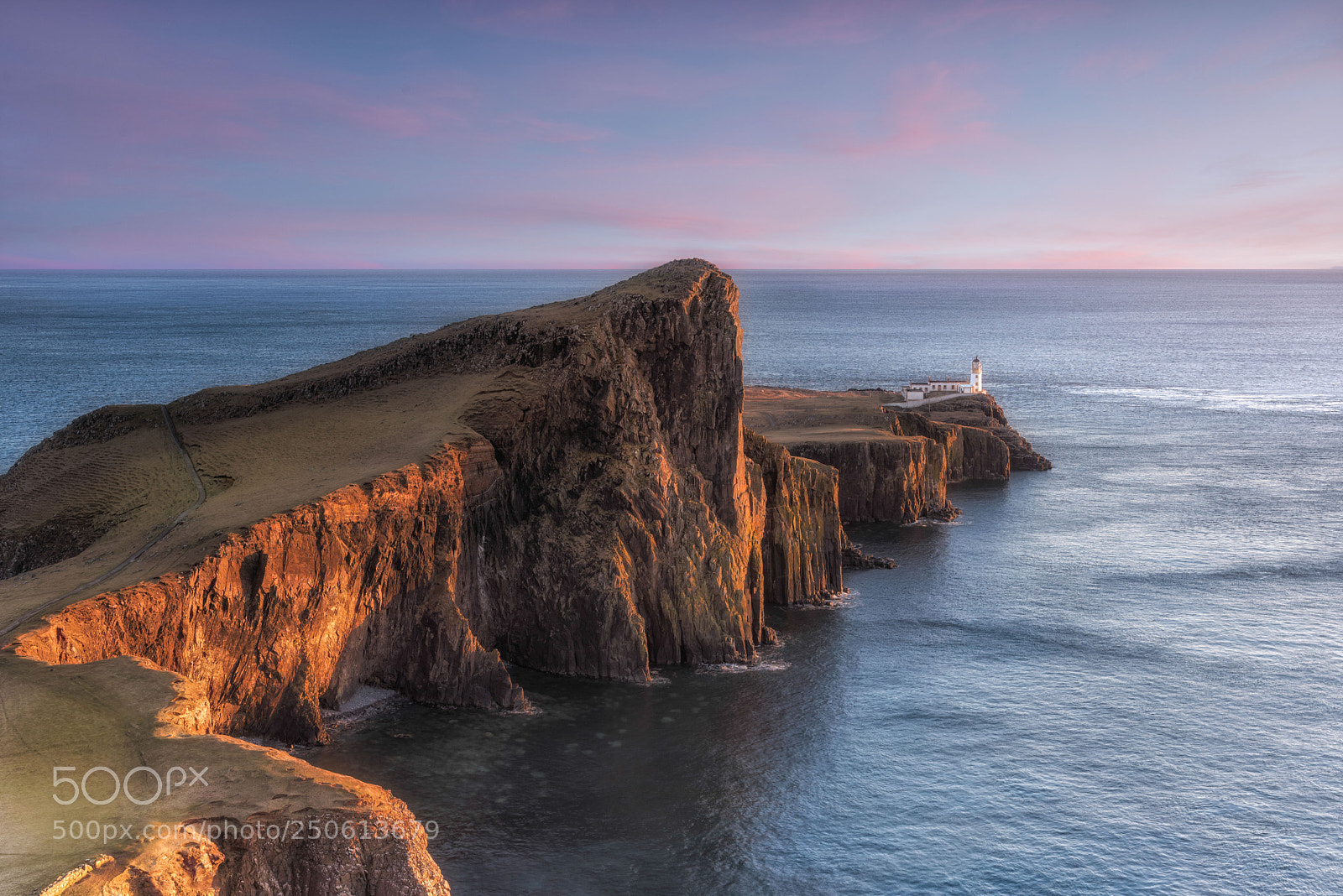 Nikon D810 sample photo. Neist point sunset photography