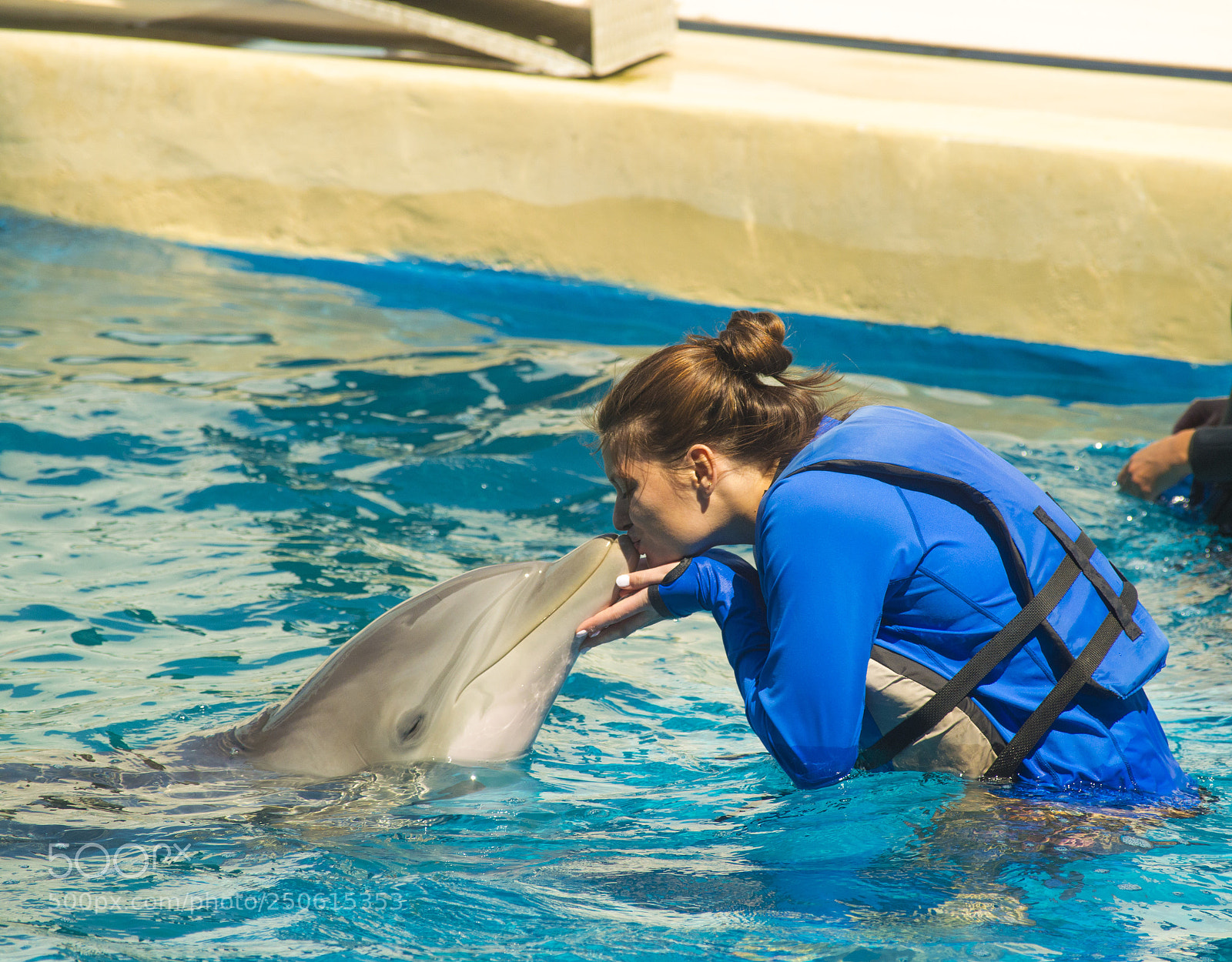 Nikon D3200 sample photo. Dolphin kiss photography
