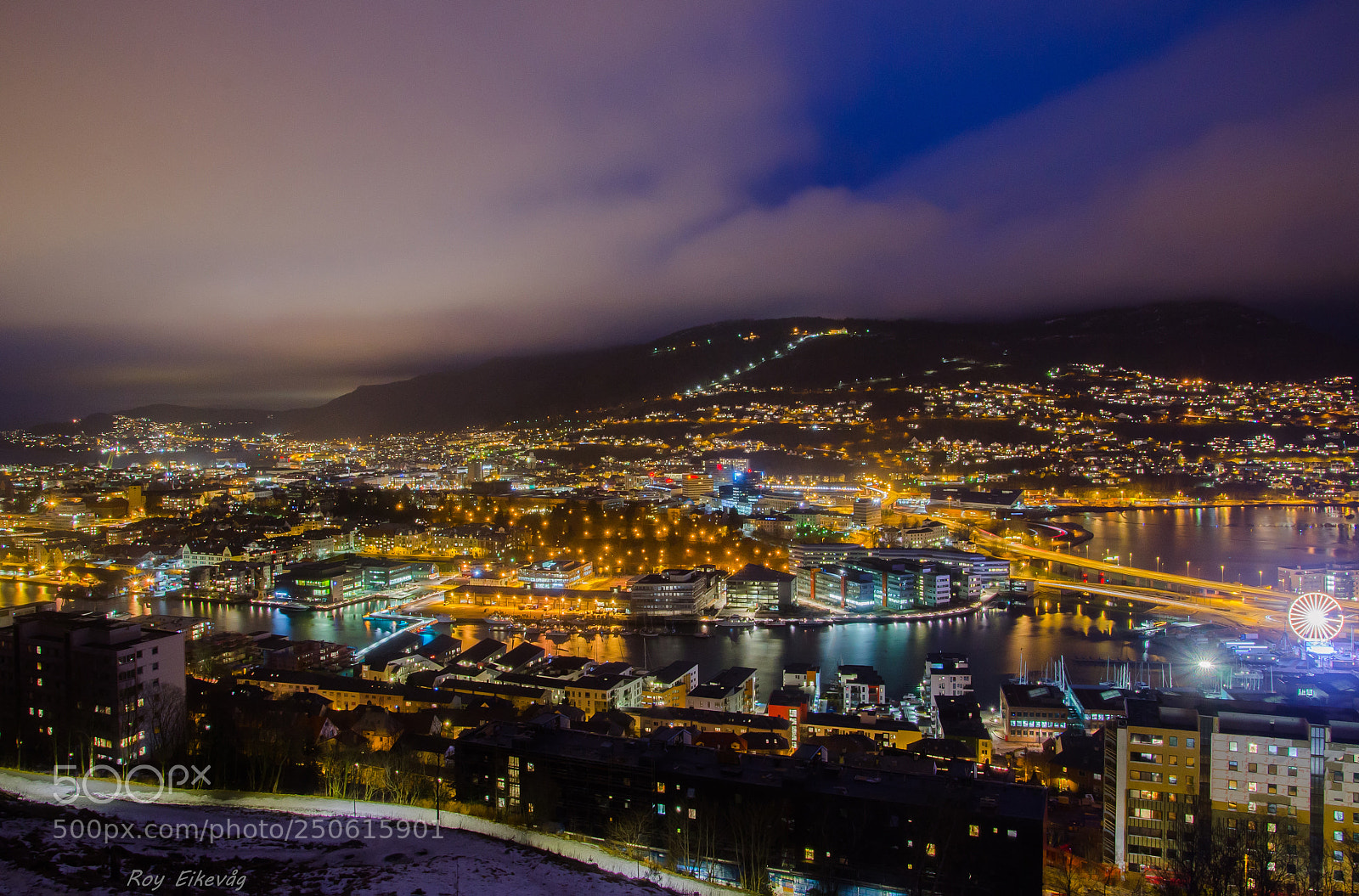 Nikon D7000 sample photo. Evening view in bergen photography