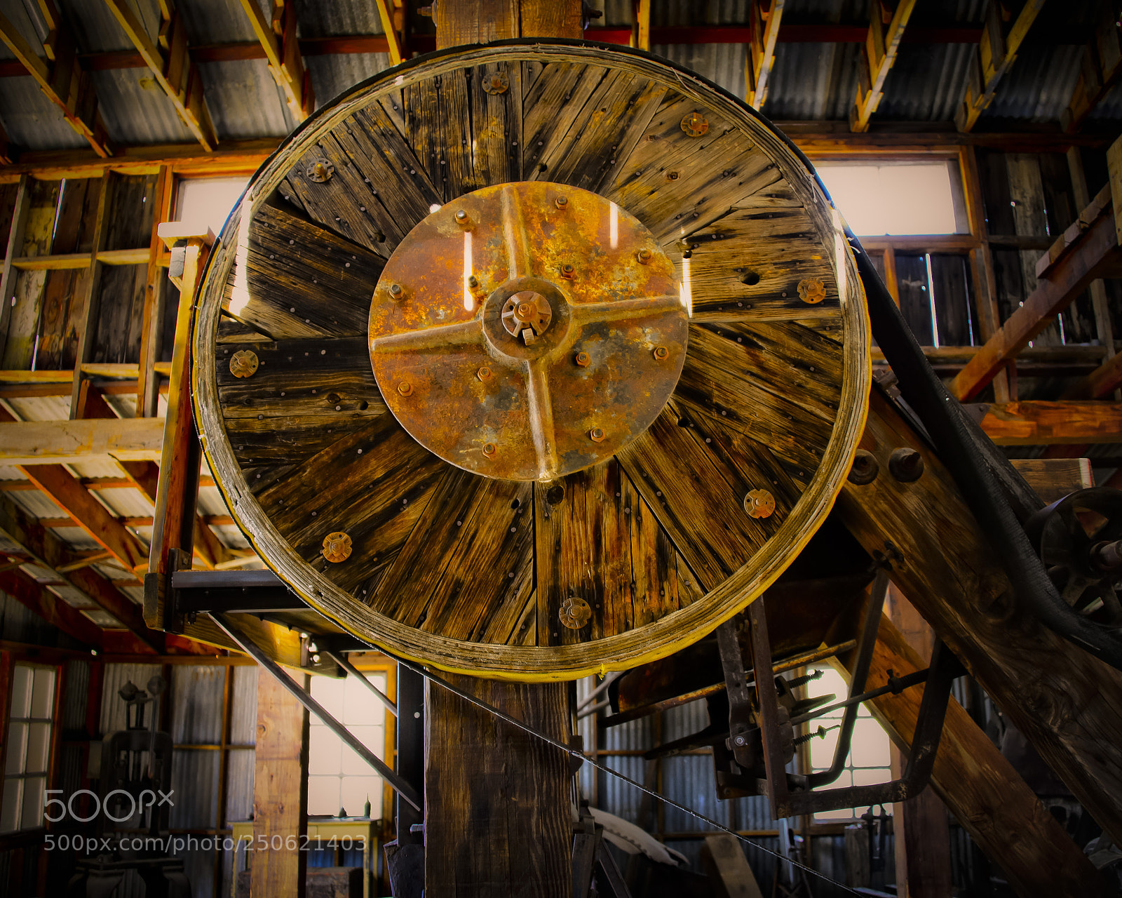 Nikon D4 sample photo. Antique gold crushing mill photography