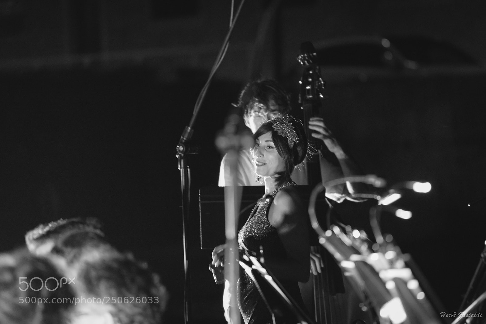 Nikon D810 sample photo. French touch big band photography