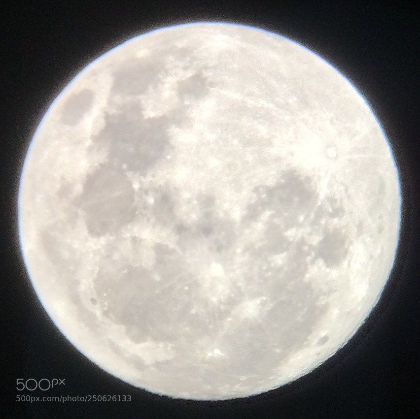 Apple iPhone 5s sample photo. Full moon photography